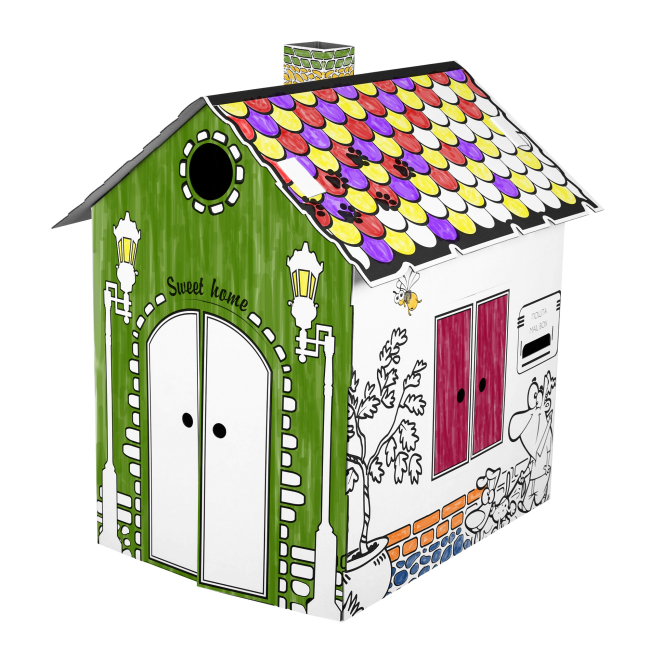 3D-пазлы - Конструктор-раскраска kARTon Домик (02.001)#2